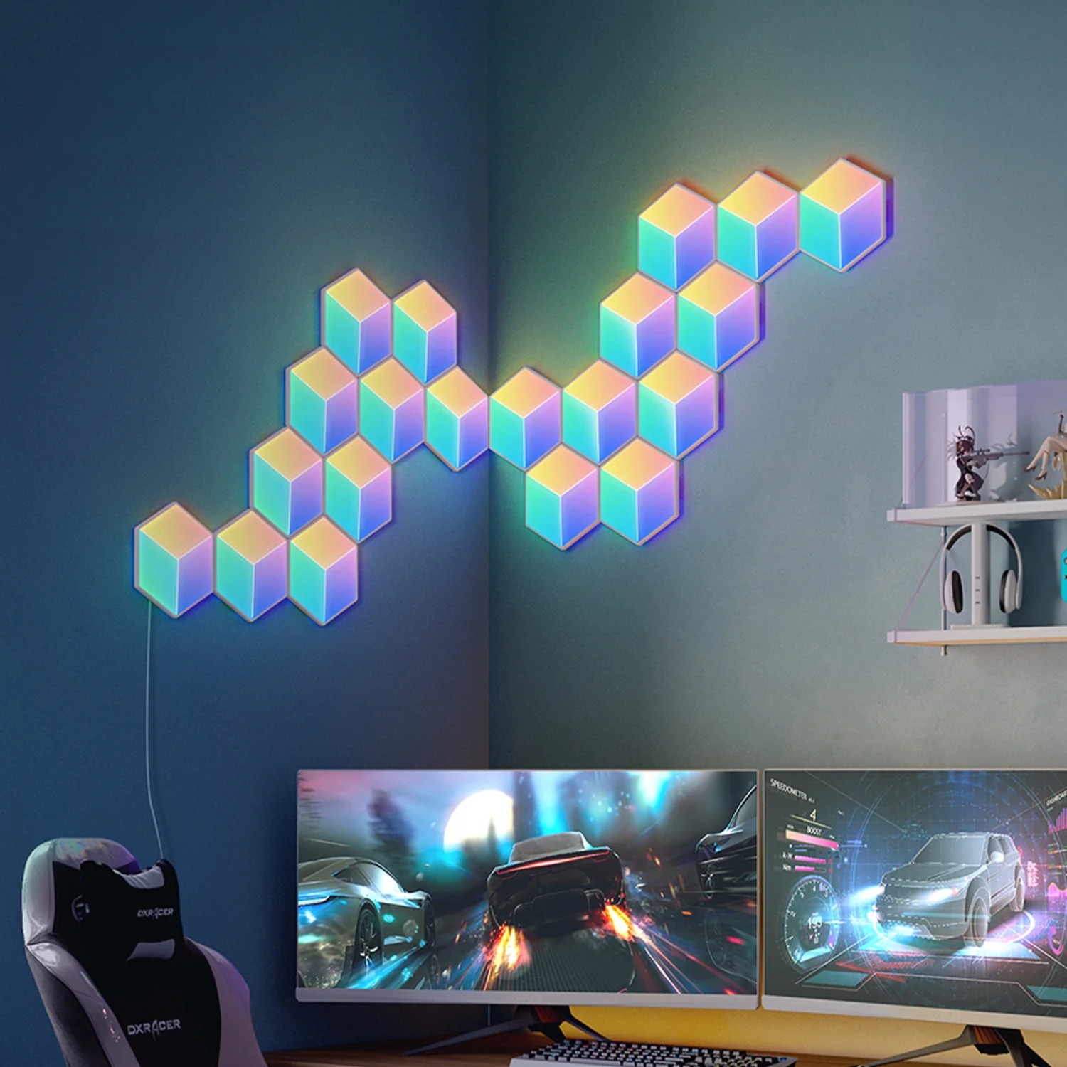 Đèn LED lục giác Govee Glide Hexa Pro LED Light Panels H6066 | Thiết kế độc đáo, hiện đại, thông minh