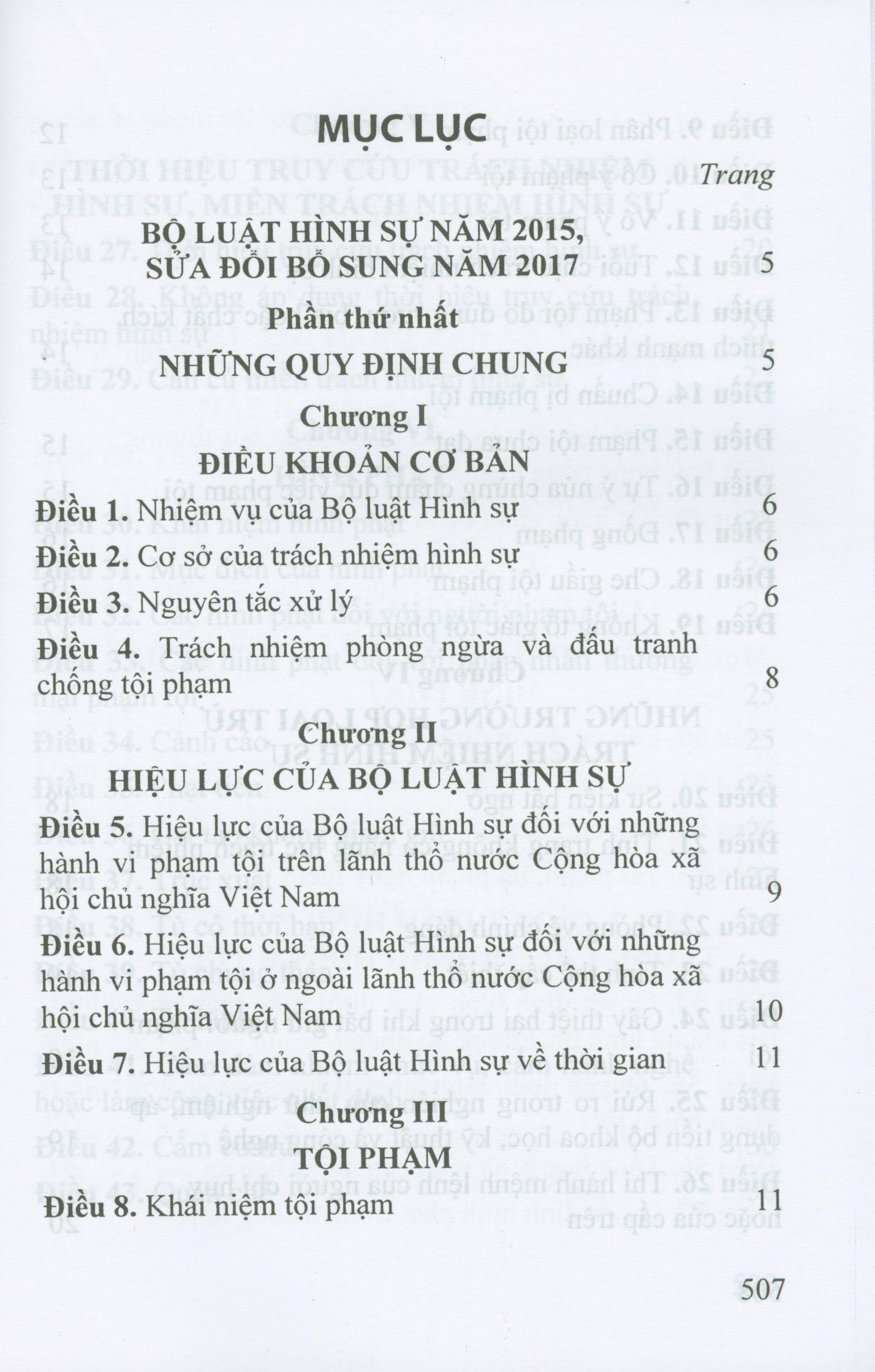 Hình ảnh Bộ Luật Hình Sự Năm 2015 Sửa Đổi, Bổ Sung Năm 2017