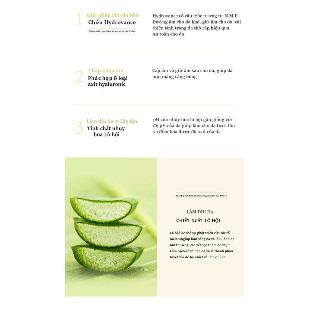 Mặt nạ tinh chất Nhụy hoa Lô hội WHISIS Aloe Super Moisture Esssence Mask Pack