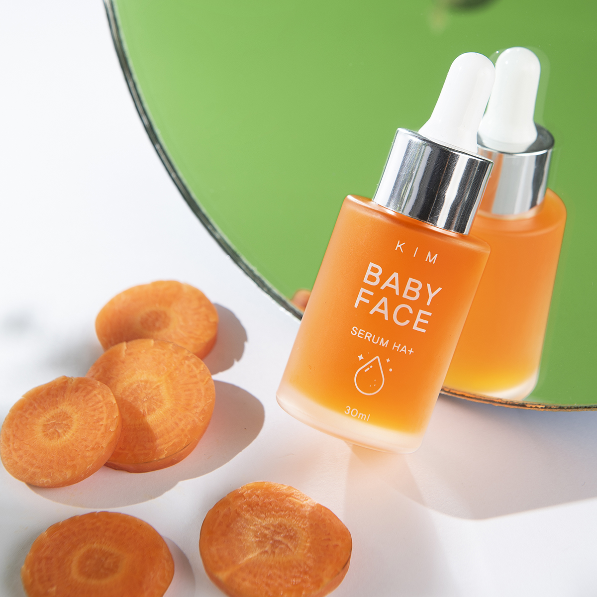 Bộ sản phẩm dưỡng trắng da ngừa mụn KIM BABY FACE HA+ và Sữa Rửa Mặt DR.CHOICE