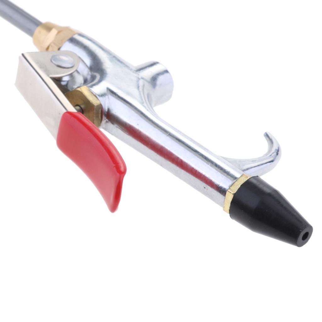 1/4'' Air Blower Blow Spray Gun + 3.5m Recoil Hose Dust Blower Clean Nozzle