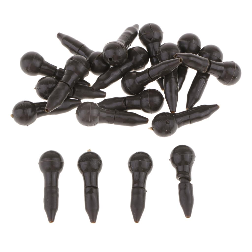 20 Carp Fishing Accessories Quick Change Beads Hair Rigs Connector Hook Link