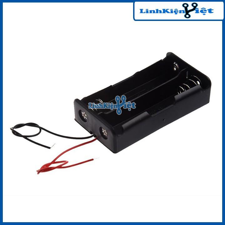 Bộ 2 Đế Pin AA Có Nắp 2 Pin