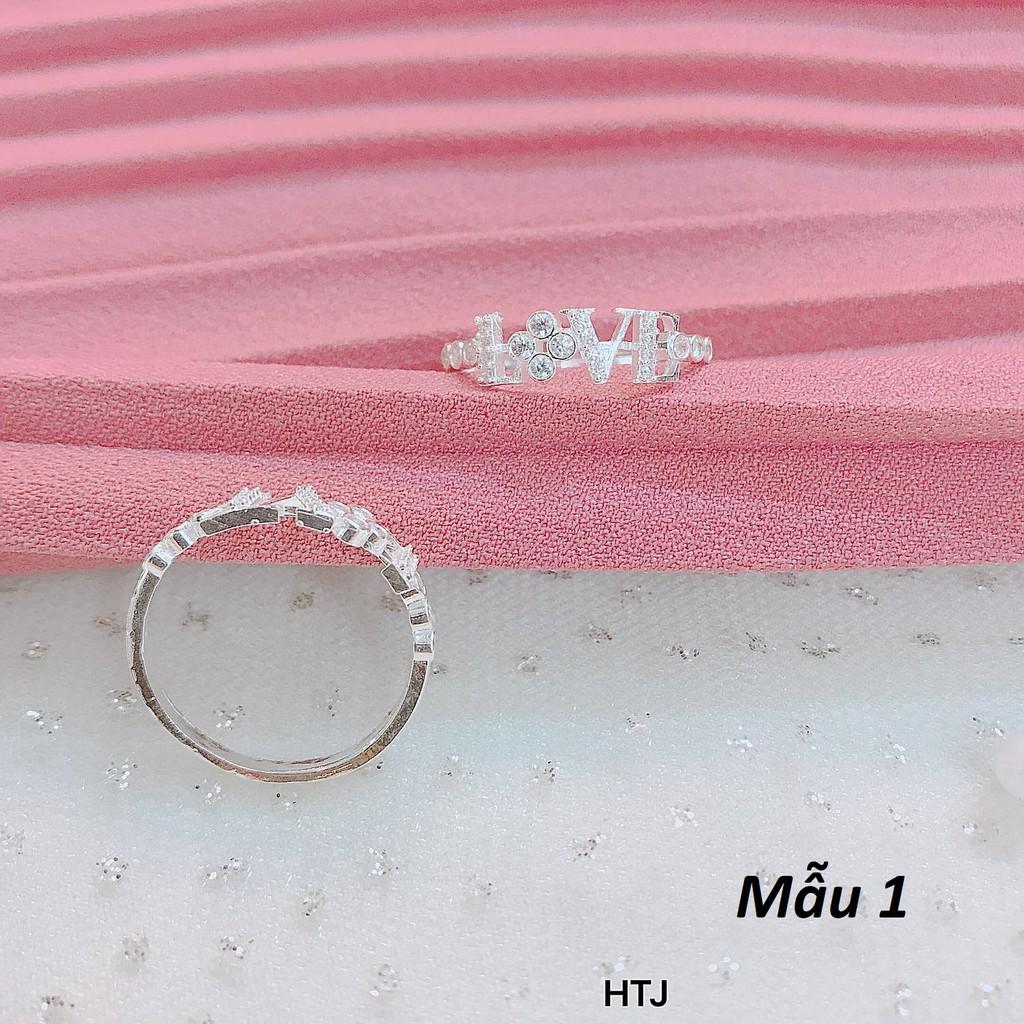 Nhẫn nữ bạc ta các mẫu MS04g