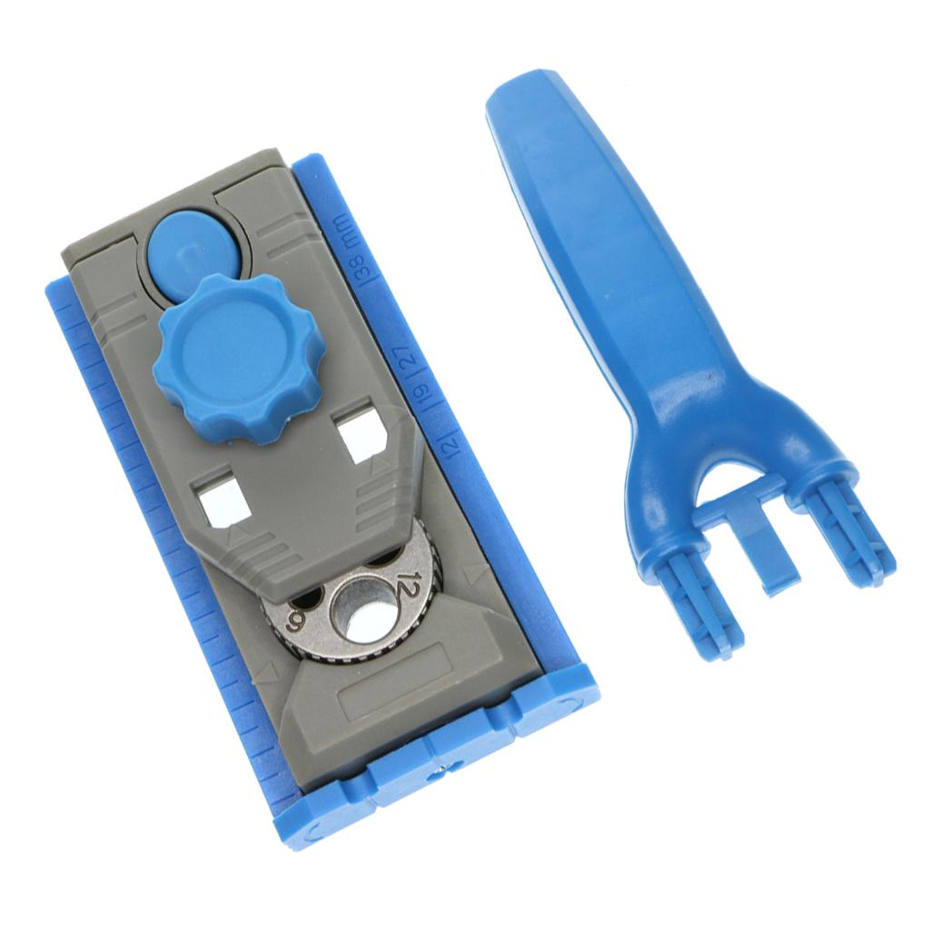 Jig Pocket Hole Drill Round Tenon Locator Woodworking Joinery Joining Tool