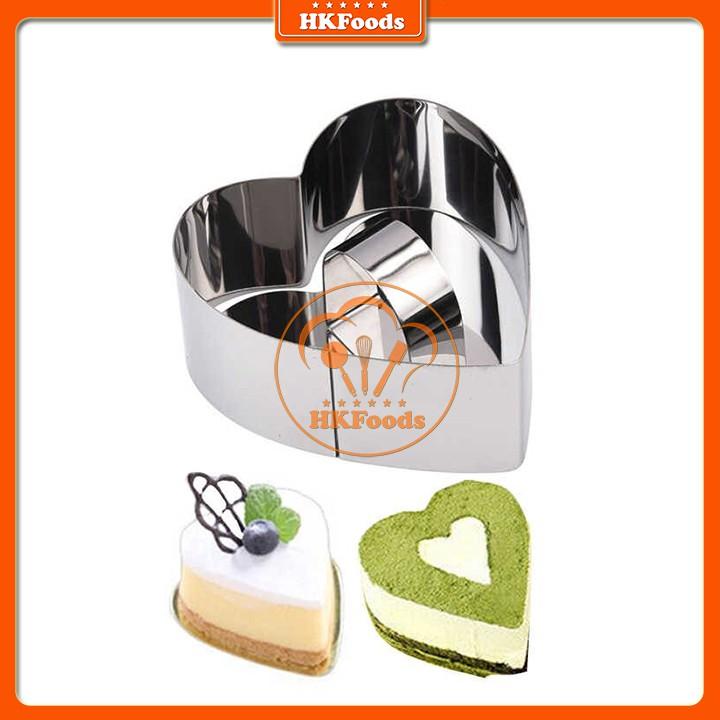 Khuôn mousse mini inox cao cấp nhiều hình