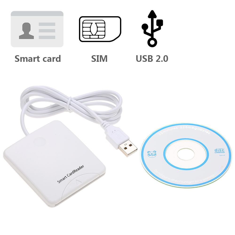 Bộ chuyển đổi thẻ SIM Sunshine-tipway STW USB 2.0 Smart Card Reader ID / EMV Bank tương thích cho Windows