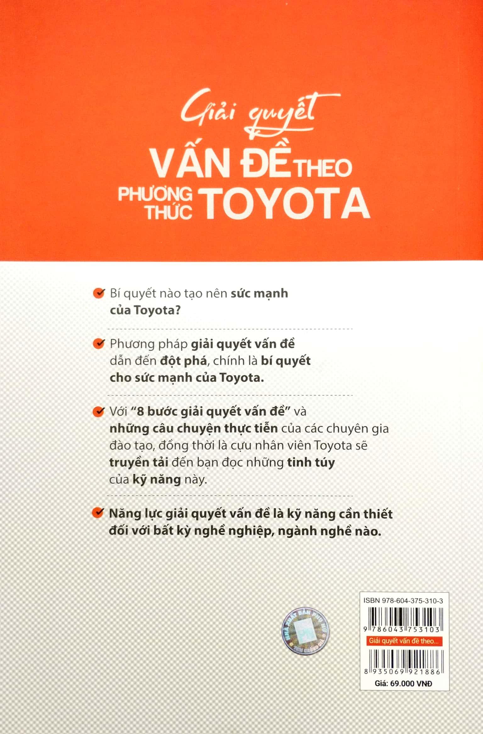 Giải Quyết Vấn Đề Theo Phương Thức Toyota