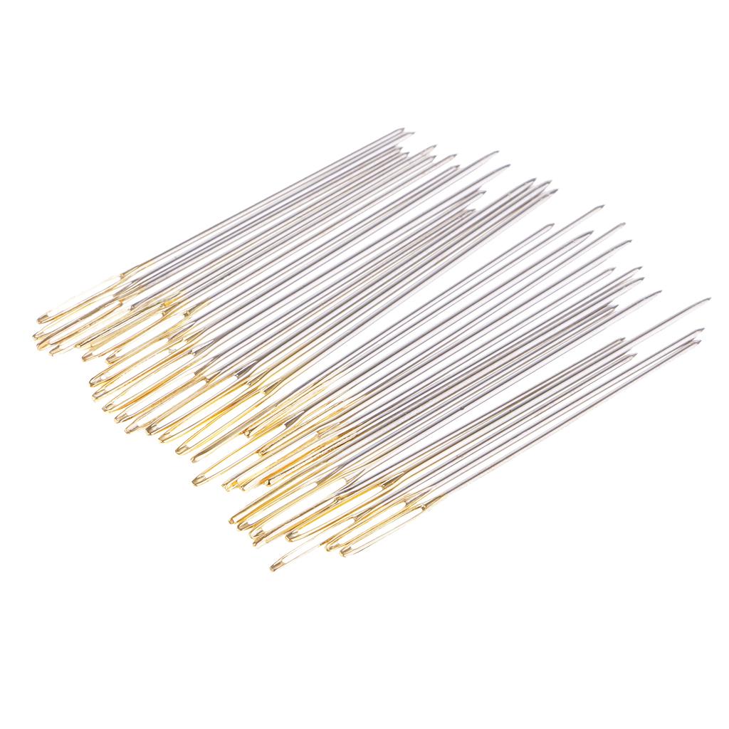 30 Gói Kim Khâu Chéo Kim Thêu Tay Kích Thước Mắt Lớn 22 24 26