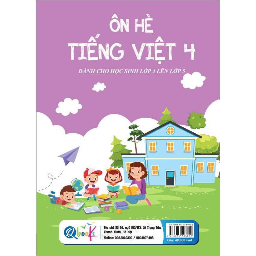 Ôn Tập Hè Tiếng Việt 4 - Dành cho học sinh lớp 4 lên lớp 5