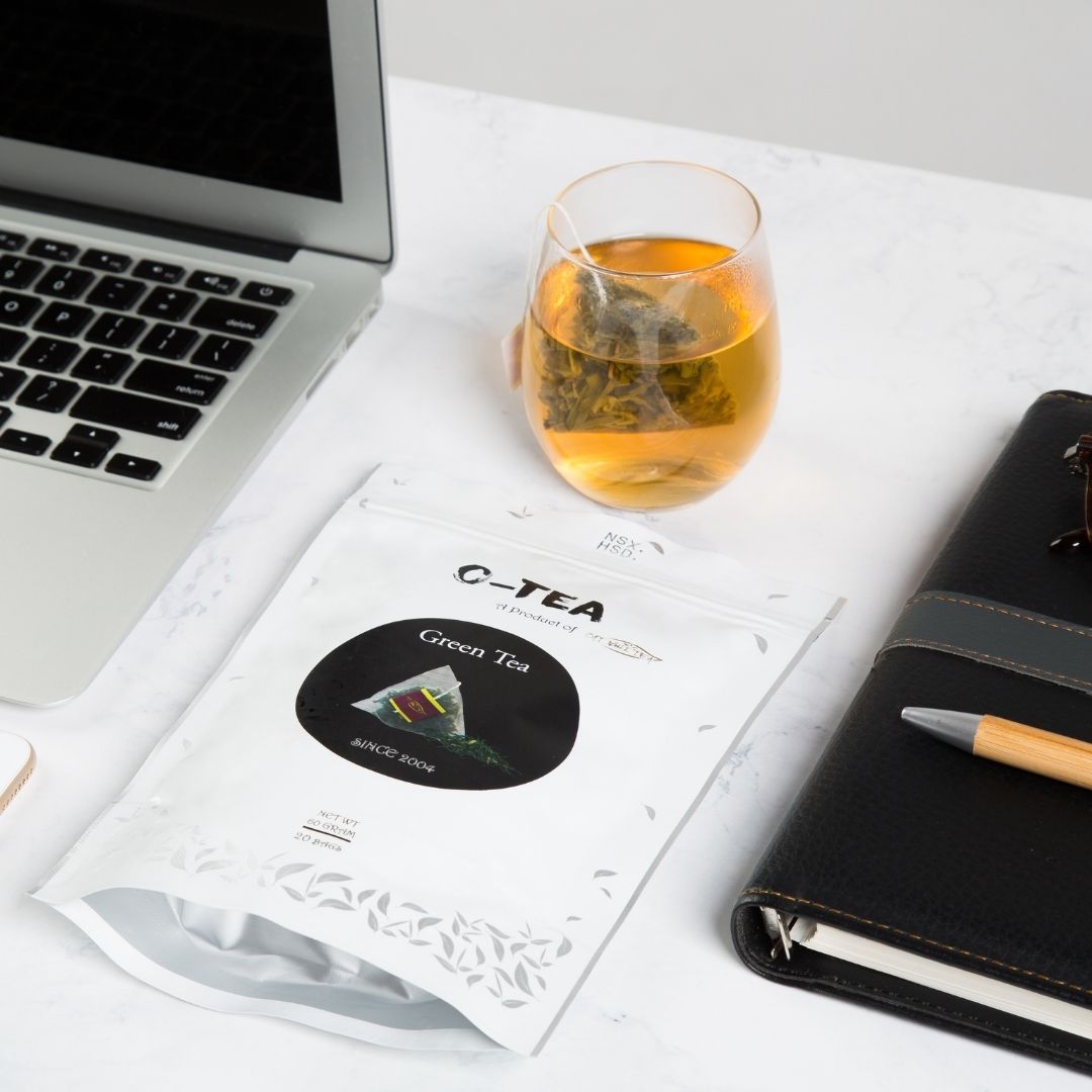 Trà Túi Lọc O-tea - Trà Xanh Cat Nghi Tea