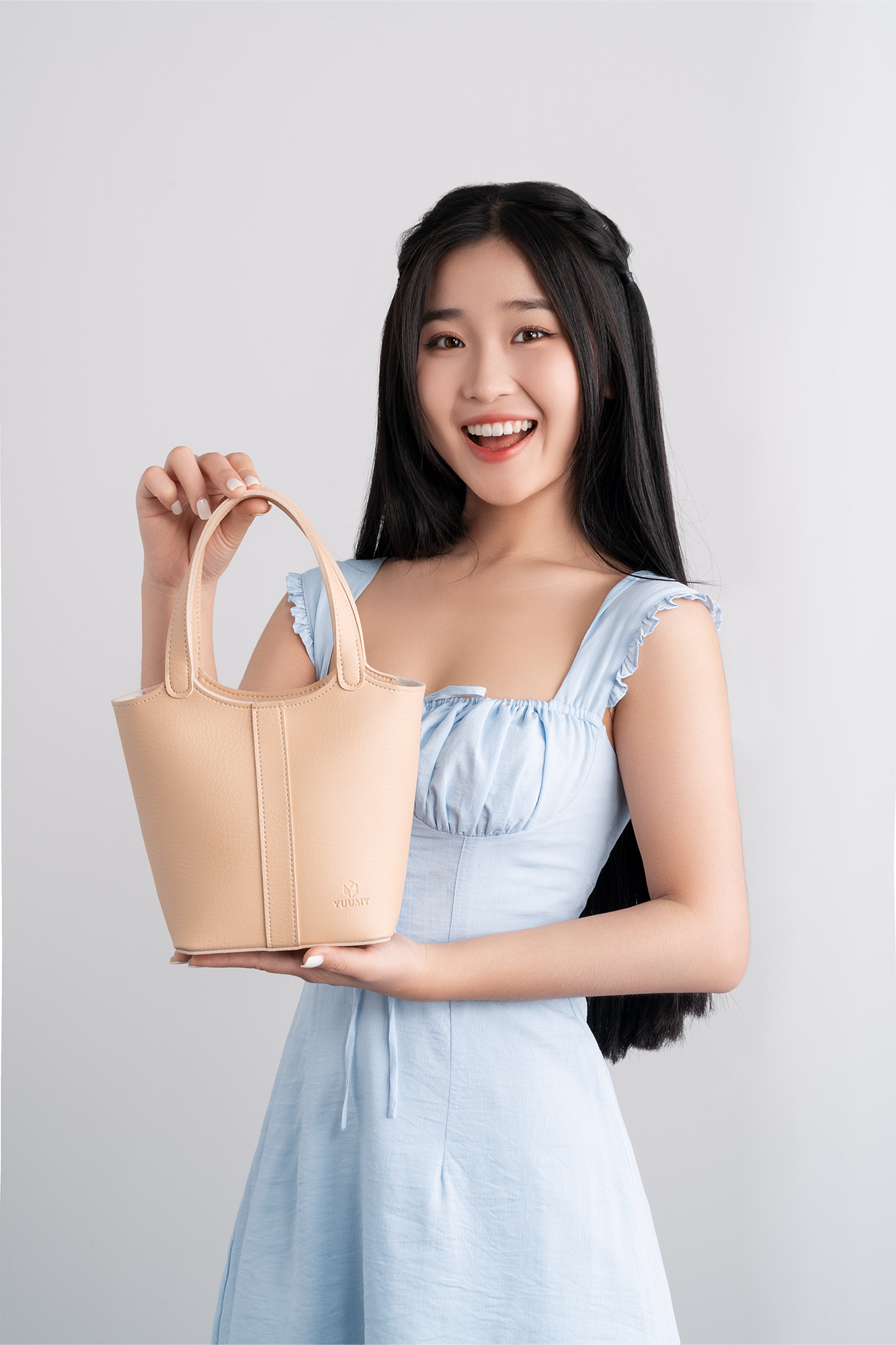 Túi Yuumy ( Thời trang nữ thiết kế dáng xô - Túi đeo chéo da Bergen YN281 )