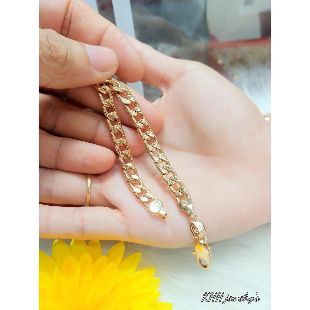 Lắc Tay Xích 6MM Nam Nữ Cao Cấp Bền Bỉ Cả năm- Hàng vonfram XP không phai màu, dùng tắm rửa