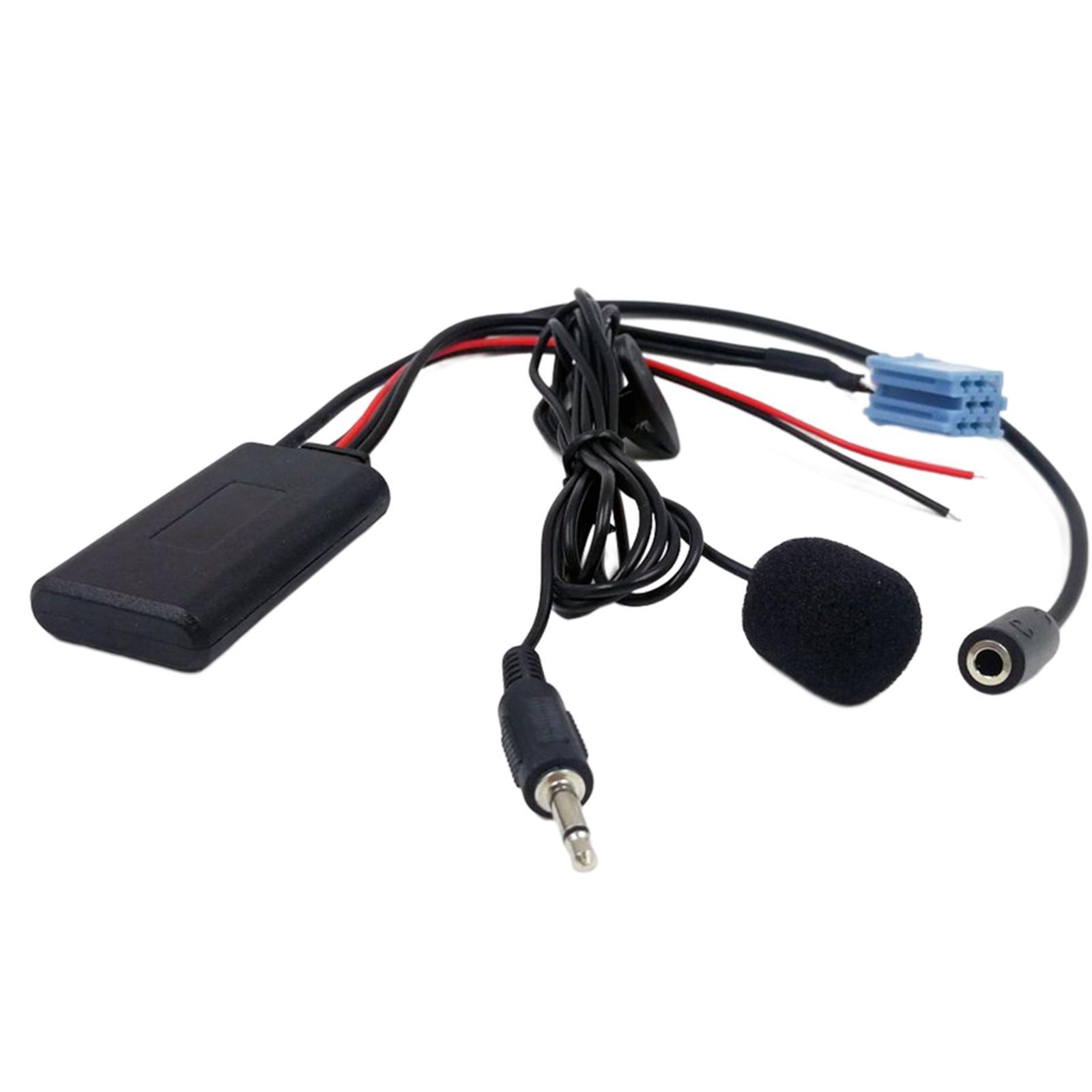 Bluetooth 5.0 AUX in Cable with Mic, Car Radio Cable for Blaupunkt Radio for Audi