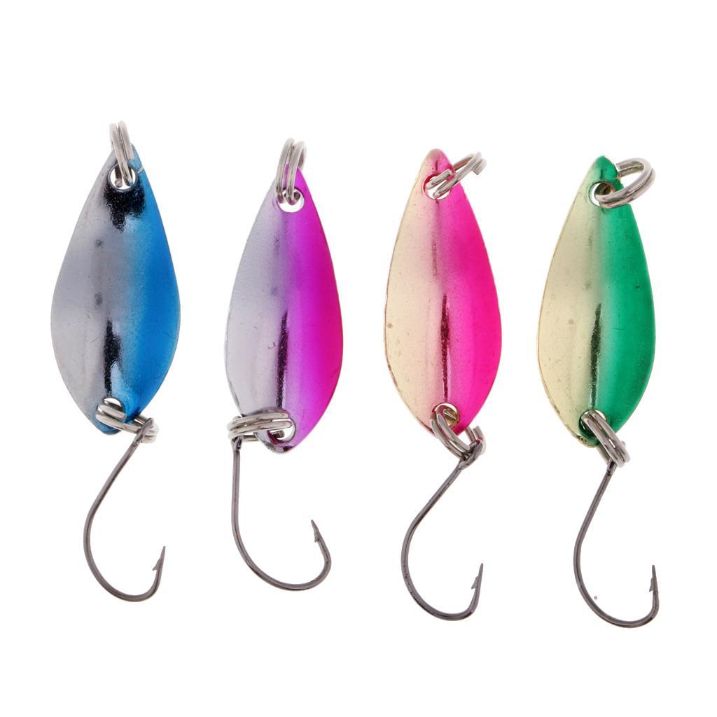 13 Pieces Spinner Spoon Fishing Lure Hard Metal Jig Head Wobblers Lure Popper Baits