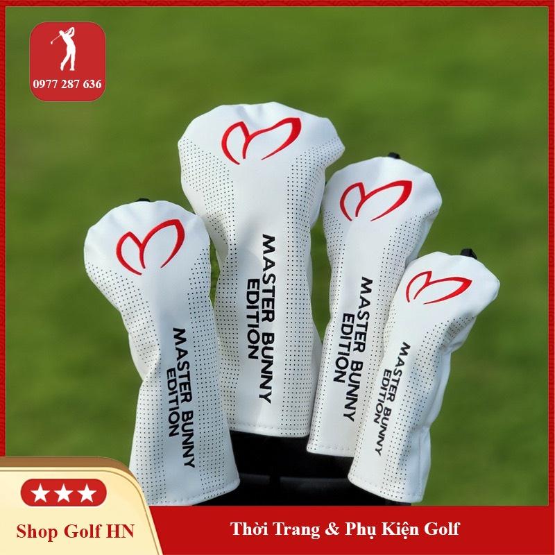 Bọc đầu gậy golf cover gậy gỗ 3 5 driver da PU cao cấp chống va đập BD008