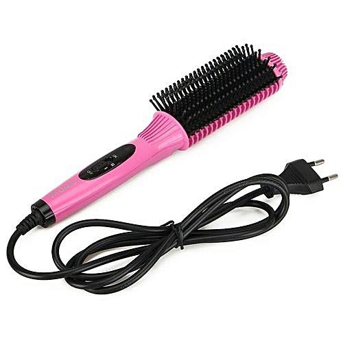 Lược điện chải tóc tạo kiểu đa năng NO.V.A 8810 uốn xoăn, chải phồng, sấy cụp, máy làm tóc uốn duỗi cúp dập xù chải thẳng