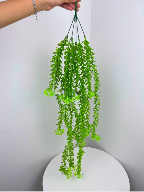Cụm lá rủ giả - Dây leo trang trí - dài 40cm đến 80cm - Cây giả, hoa lụa Decor trang trí nhà cửa