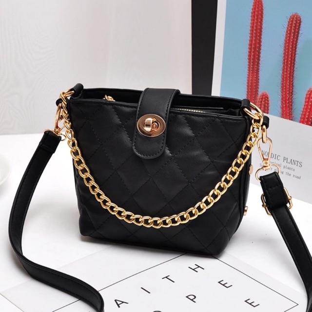 Túi trần trám có sẵn , trần ô xuất dư size 19 hot hit 2020 - da mềm min