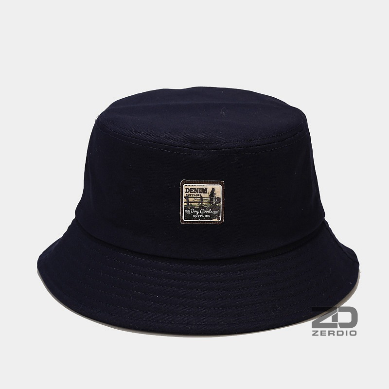 Nón bucket, mũ vành tròn nhỏ nam nữ tai bèo DENIM vải cotton cao cấp