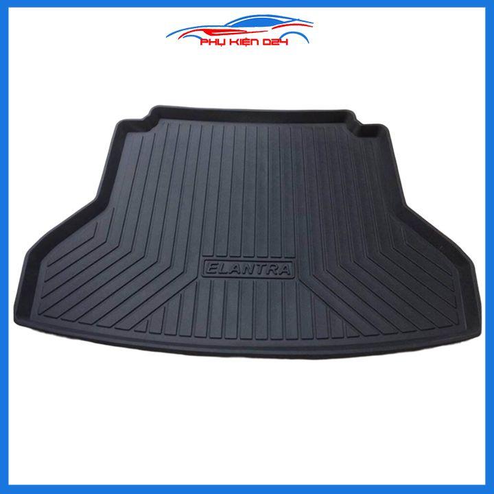 Thảm nhựa lót cốp Elantra 2016-2017-2018-2019-2020-2021-2022 nhựa dẻo dày dặn đàn hồi tốt