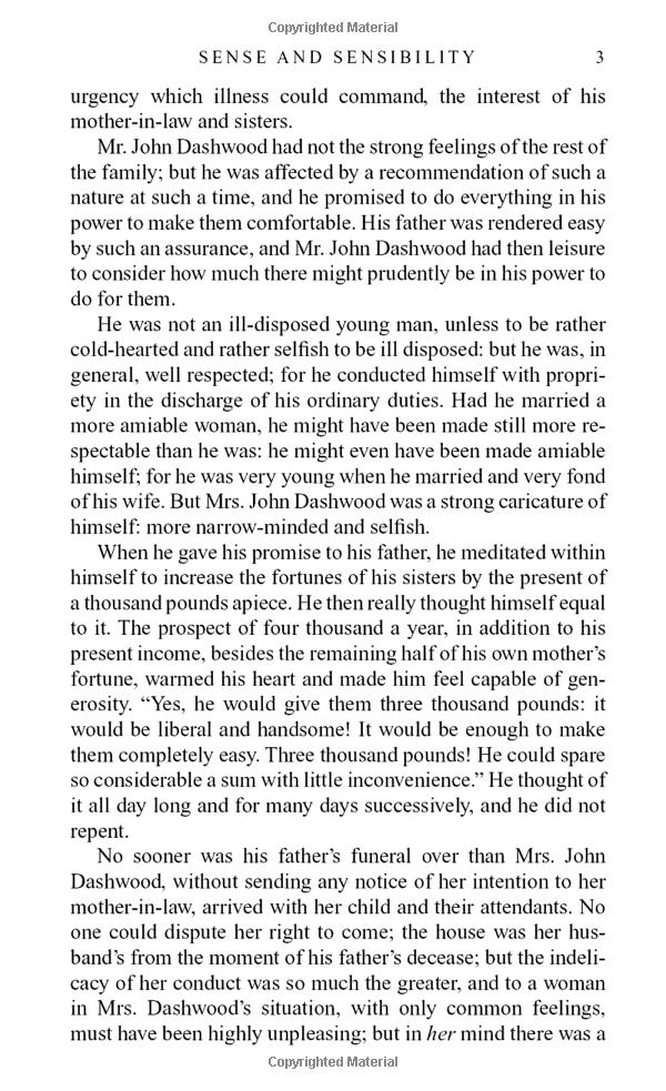 Sense and Sensibility (Bantam Classics)