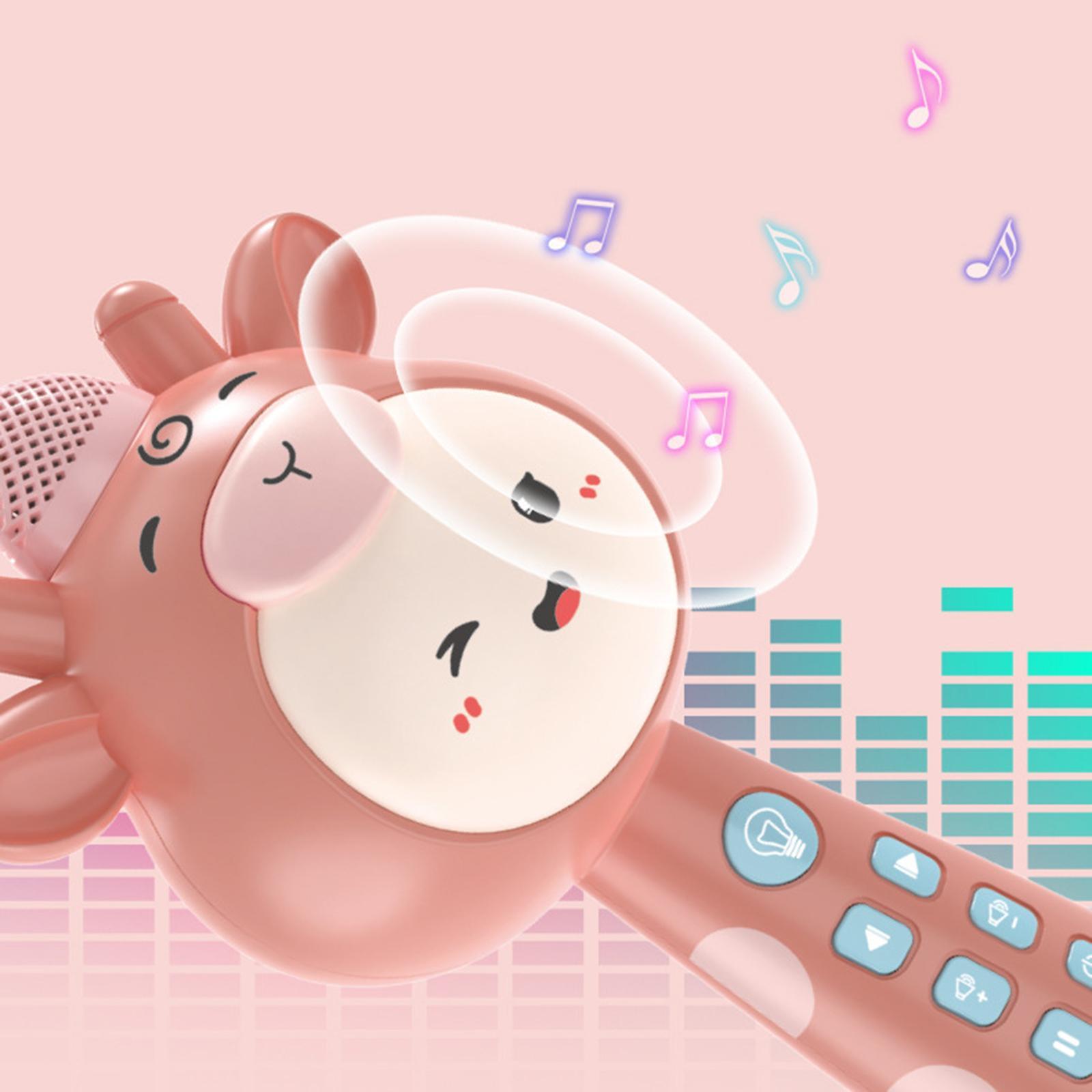 Bluetooth Speaker Handheld Microphone for Kids Girls