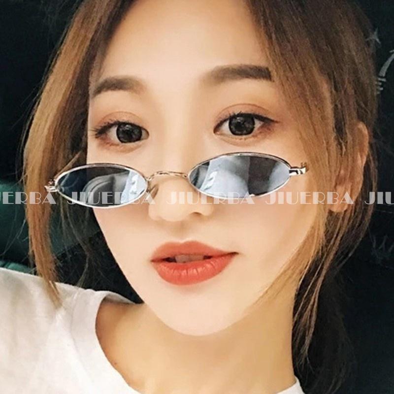 Kính râm thời trang bản oval nhỏ