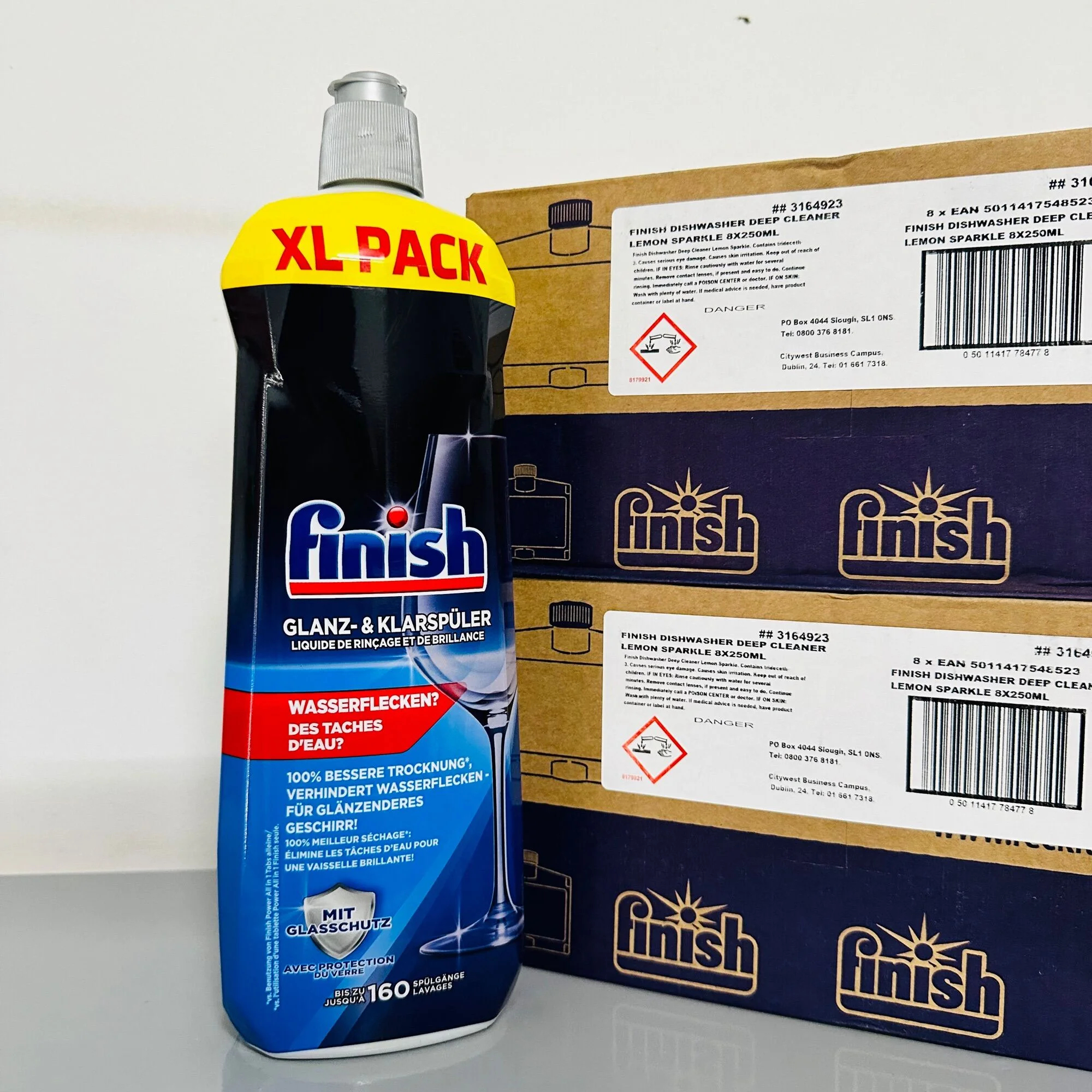 Nước làm bóng finish 800ml dùng cho Máy rửa bát chén