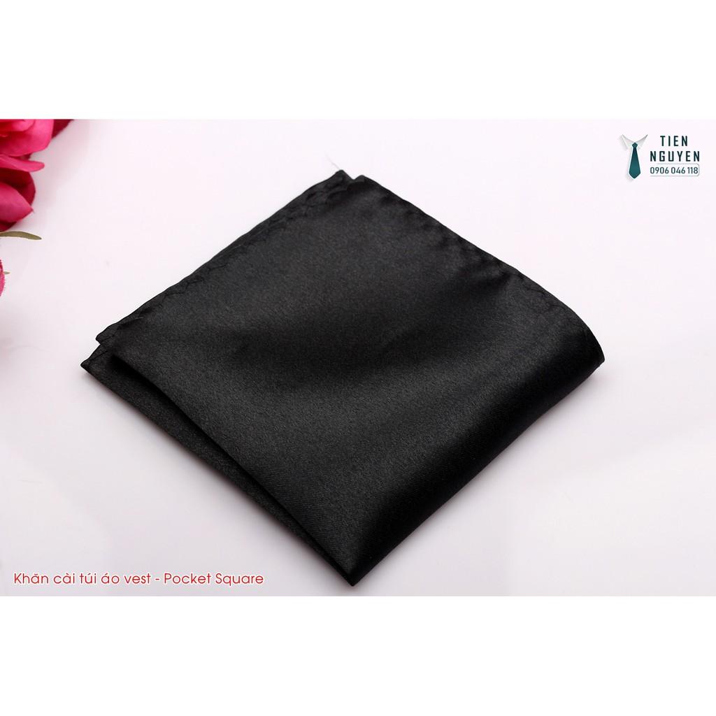 Khăn Cài Túi Áo Vest - Pocket Square - Phụ Kiện Cài Áo trơn màu