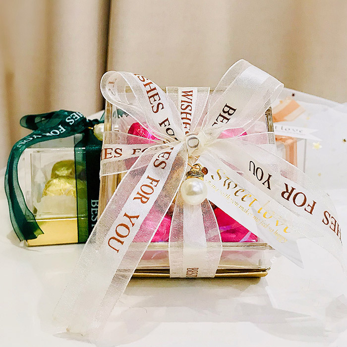 Socola Valentine Luvchocolate Trái Tim Vàng Son