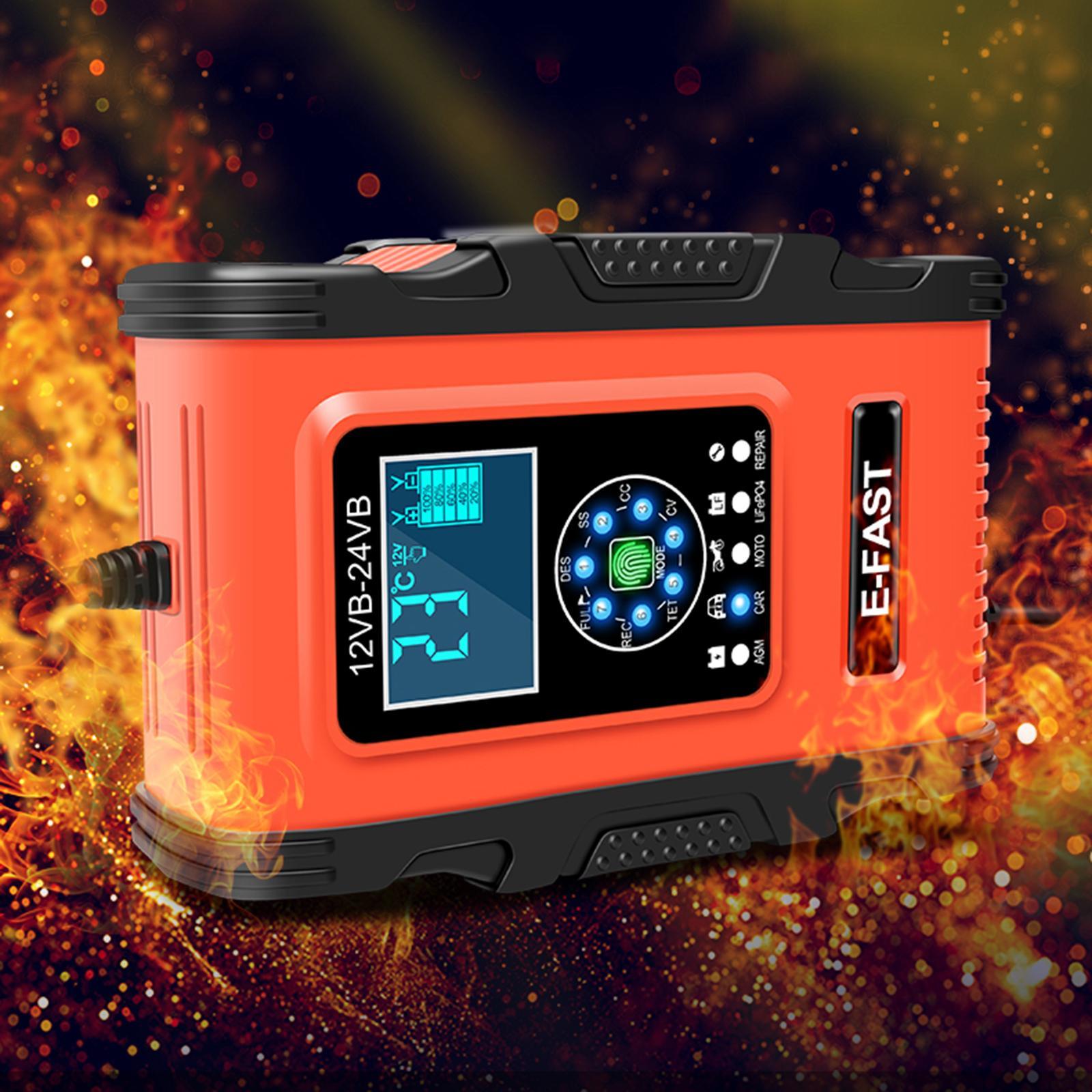 Smart Car Battery Charger 24V 6A Power Automatic Motorcycle Charging