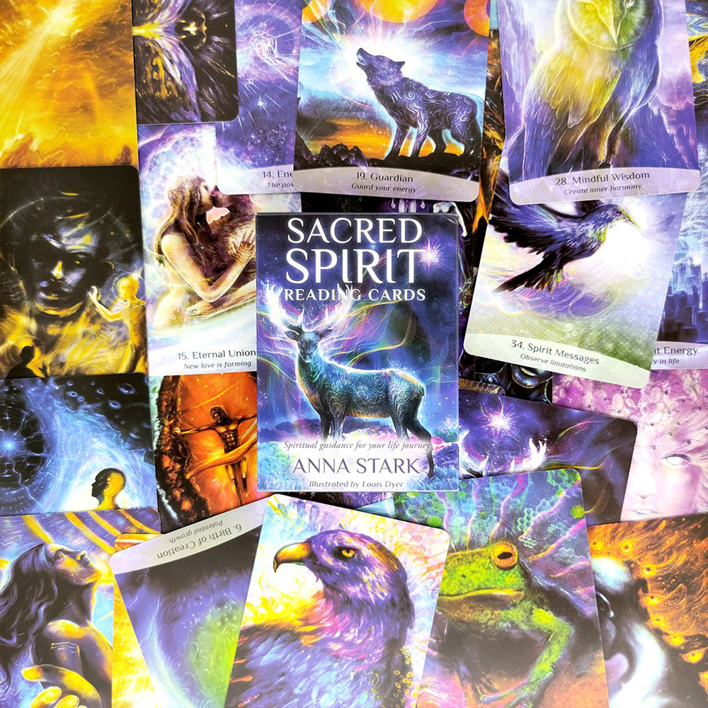 Bài Sacred Spirit Reading Cards Đá Thanh Tẩy
