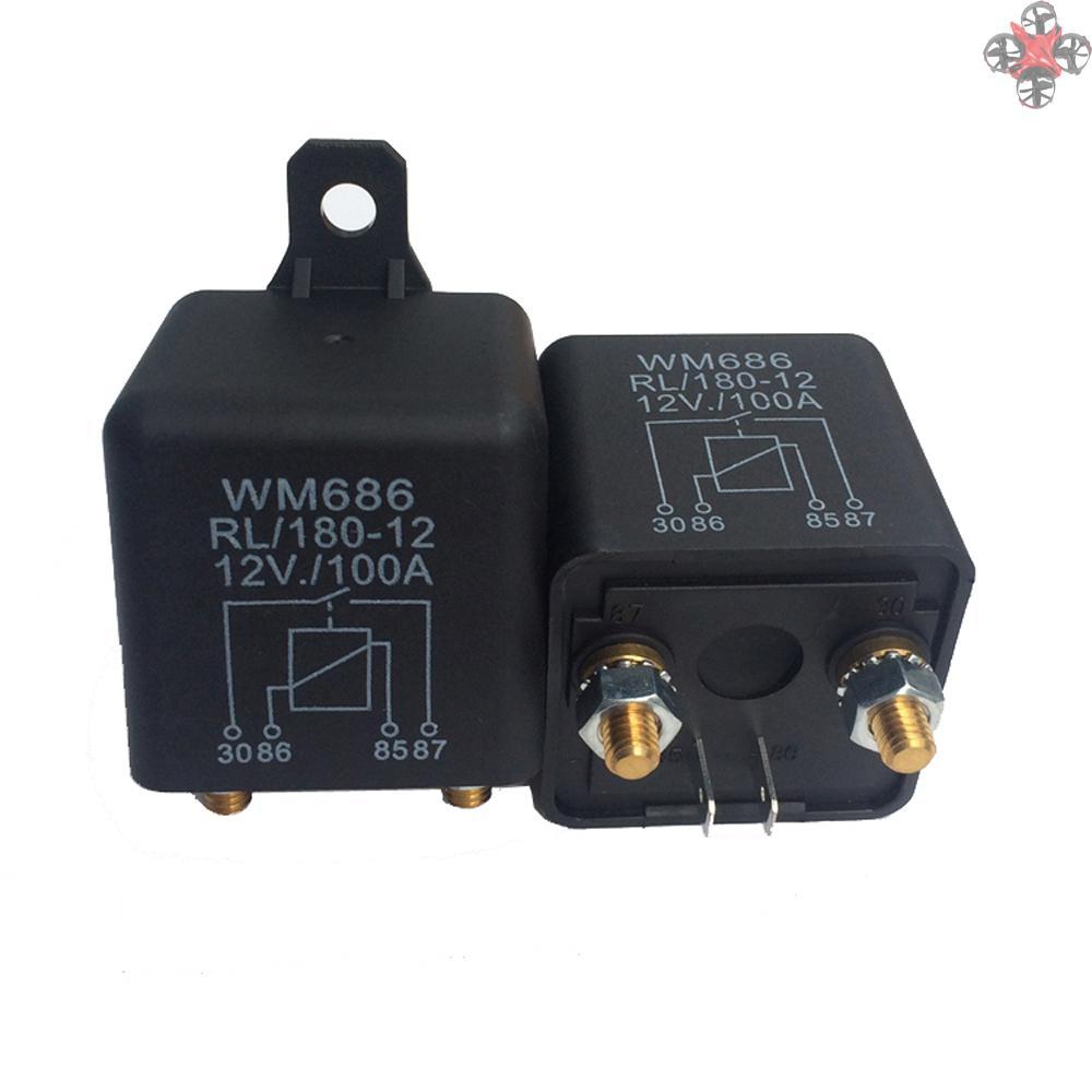 1 Công Tắc Khởi Động Xe Hơi 12vdc 100a Amp 2.4w 4 Chấu