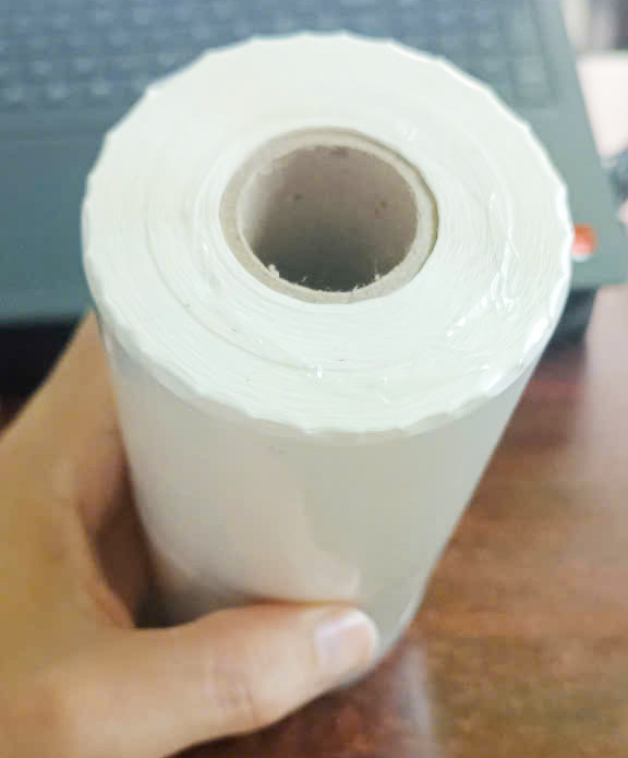 Giấy Decal Nhiệt Liên Tục Có Keo, In Xong Lột Dán Gửi Hàng, Bản Rộng 75mm, Cuộn Giấy Dài 30 Mét, Dùng Cho Máy In Nhiệt, Máy In Hoá Đơn Có Dao Cắt Để In Vận Đơn Gửi Hàng( Hàng Nhập Khẩu)
