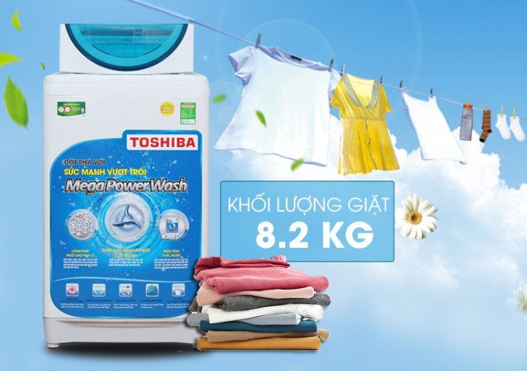 Máy giặt Toshiba AW-F920LV WB được thiết kế với vẻ ngoài độc đáo cùng màu sắc cũng khá là tươi mới Máy giặt Toshiba AW-F920LV WB được thiết kế với vẻ ngoài độc đáo cùng màu sắc cũng khá là tươi mới