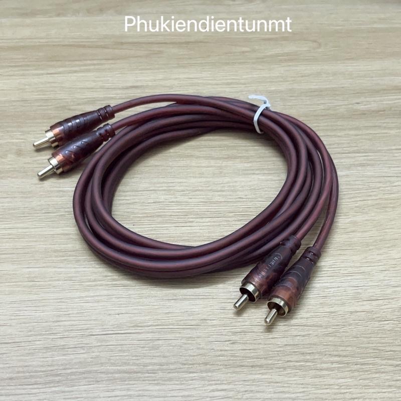 Dây cáp AV 2 -> 2 nâu 1.5m lõi đồng