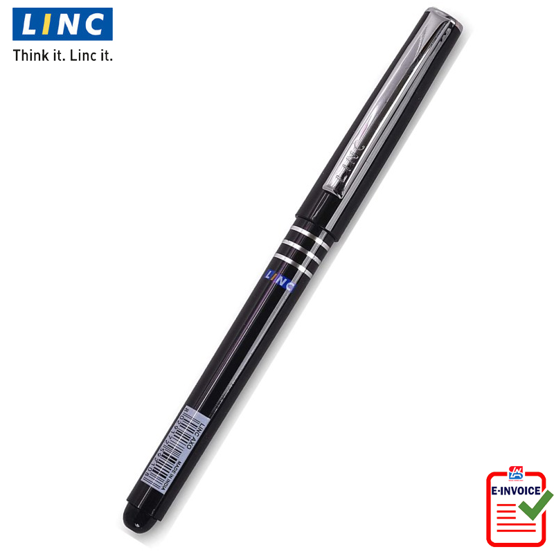 Bút bi LINC Lazor Axo nắp gài 2592F - Ngòi 0.7mm - Hộp 10 chiếc
