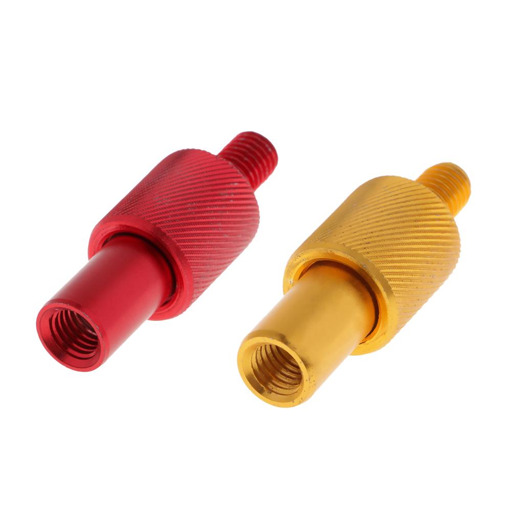 Fishing Landing Net Connector Fishing Rod Thread Quick Release Adapter Red