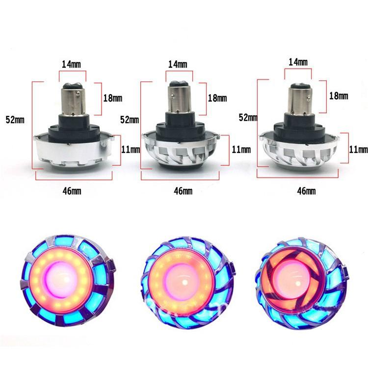 Đèn Led Gắn Đuôi Xe Mô Tô BAY15D Nhiều Chế Độ Sáng + Không Phai Màu