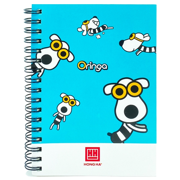 Sổ Lò Xo Ngang Oringa A6 200 Trang Hồng Hà 4166