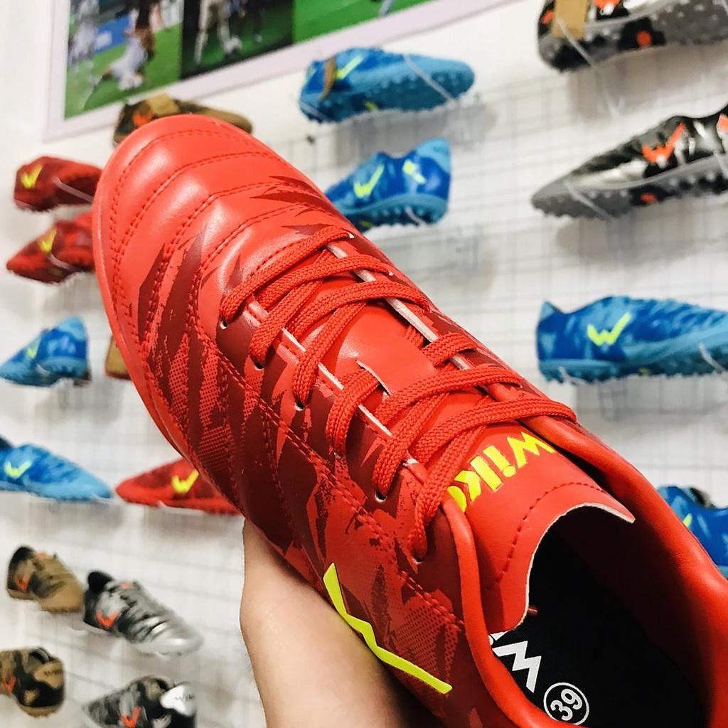 Giày bóng đá nam Army Đỏ cổ thun,Giày đá banh sân cỏ nhân tạo_ NamNam Sport