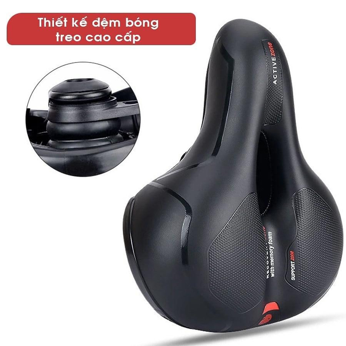 Yên xe đạp địa hình thế hệ mới dododios chống sốc tuyệt đối, êm ái với đệm mút cực đỉnh, thoát khí