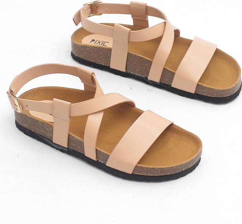 Giày Sandal Pixie Bệt Quai Xéo X419