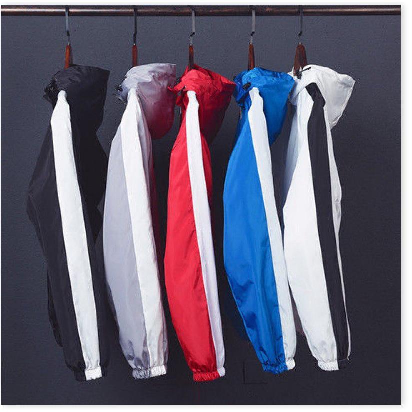 Áo khoác dù 2 lớp tay phối sọc siêu đẹp , tôn dáng phong cách hàn quốc MẪU MỚI NHẤT HIỆN NAY