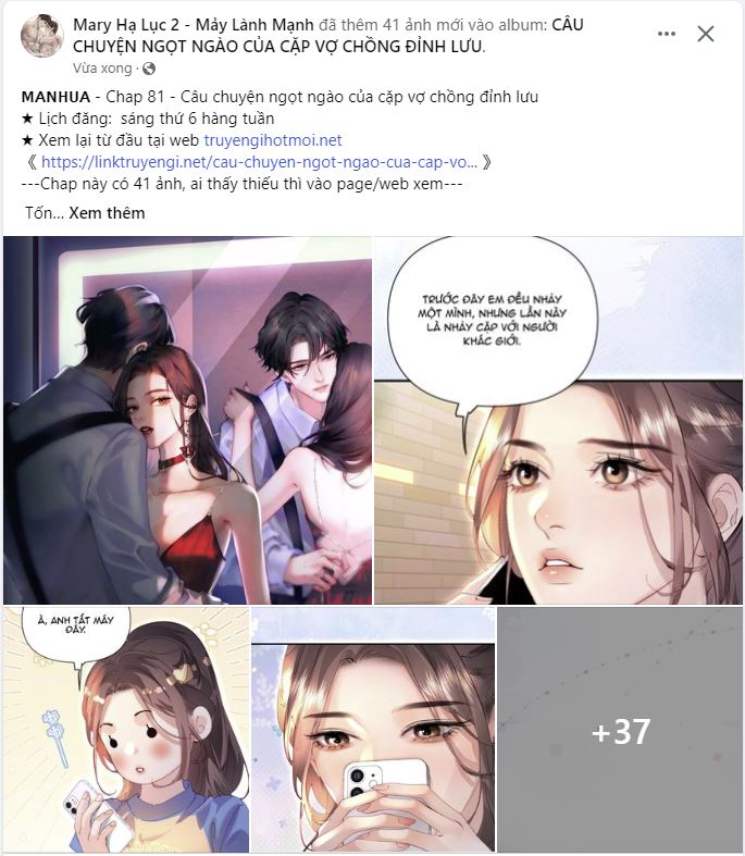 câu chuyện ngọt ngào của cặp vợ chồng đỉnh lưu chapter 81.1 1