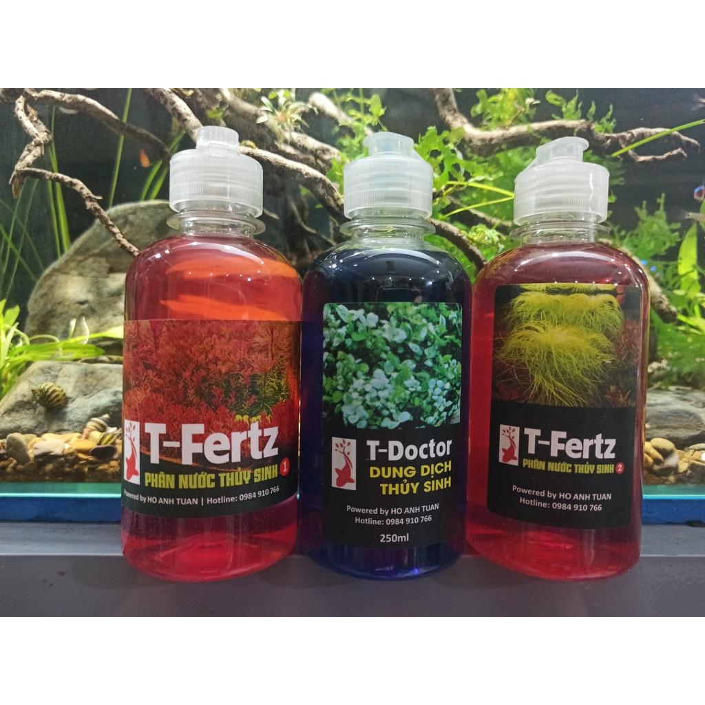 Phân nước hồ thuỷ sinh T-Fertz và T-Doctor - Phân nước thủy sinh cao cấp - phụ kiện cá cảnh -shopleo