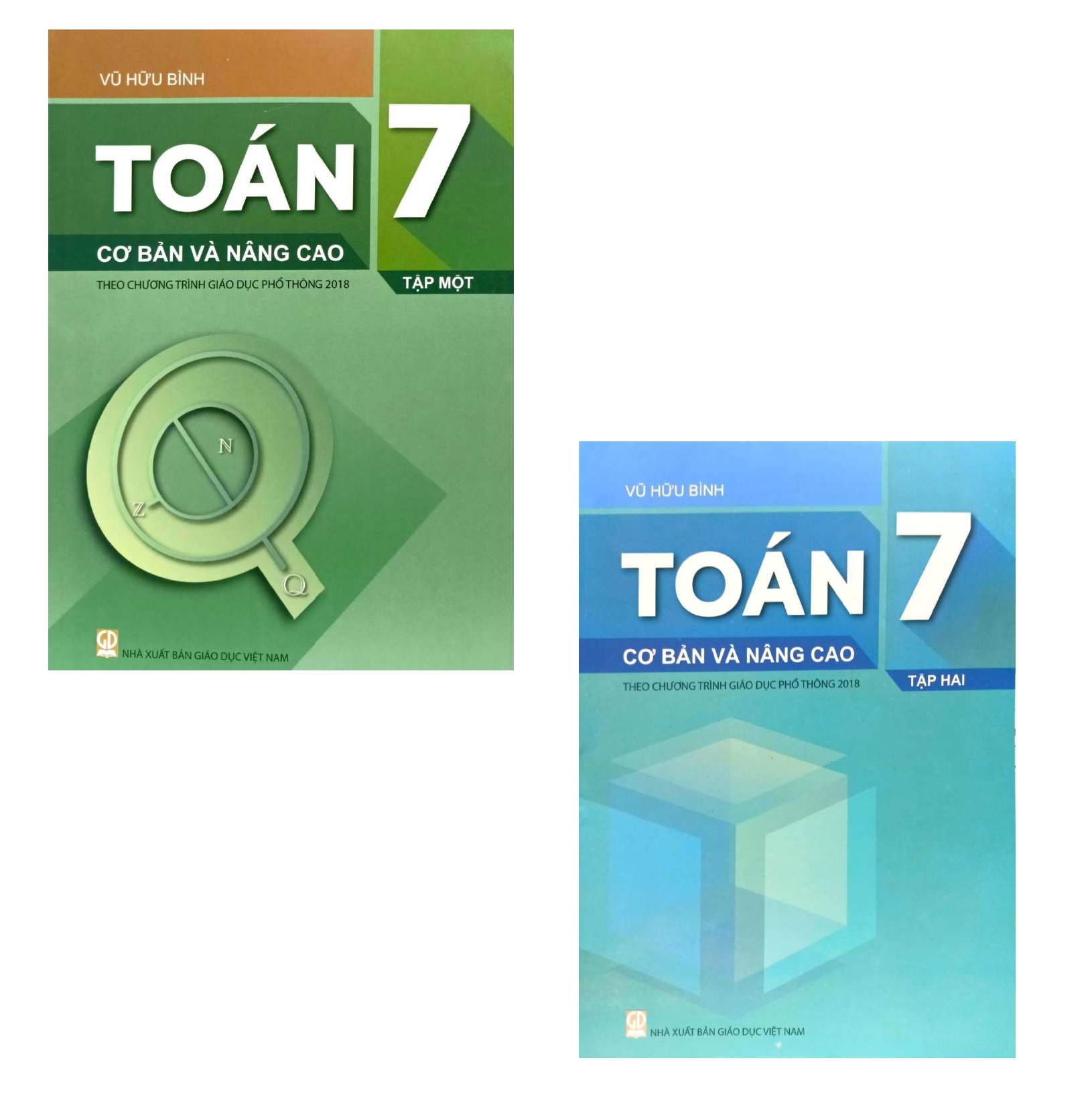 Combo Toán 7 – cơ bản và nâng cao – tập 1, 2