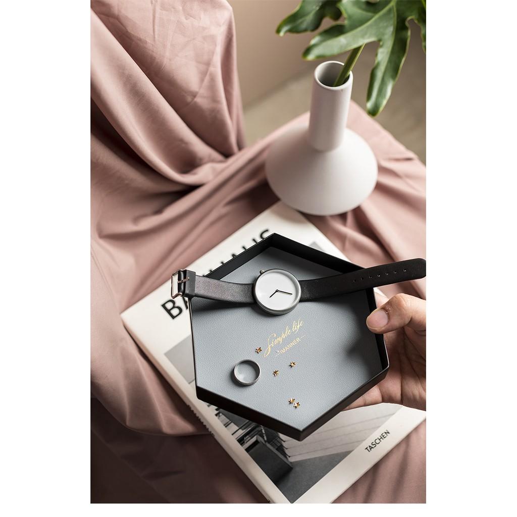KHAY ĐỂ ĐỒ TRANG SỨC LÓT DA
