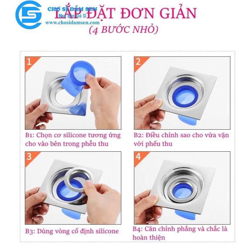 Phễu, bậu ngăn tóc, dụng cụ chặn rác, Bộ Van Ngăn Mùi Hôi Cống, chống mùi hôi từ cống thoát nước, lưới lọc chặn rác, bồn